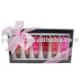 6pcs/Förderung Feuchtigkeit funkeln Soft Tube Lip Gloss Set